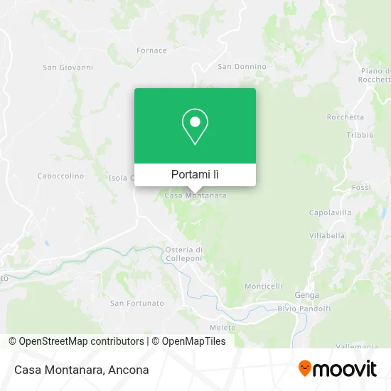 Mappa Casa Montanara