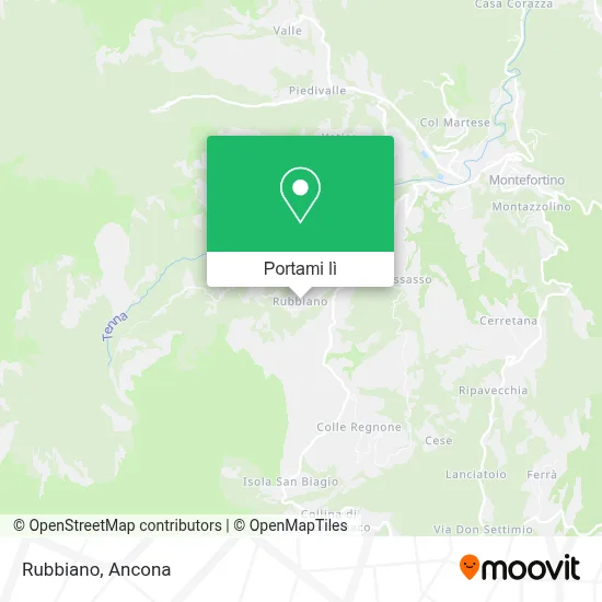 Mappa Rubbiano