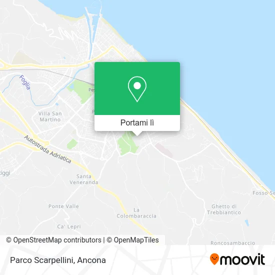 Mappa Parco Scarpellini