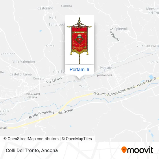 Mappa Colli Del Tronto