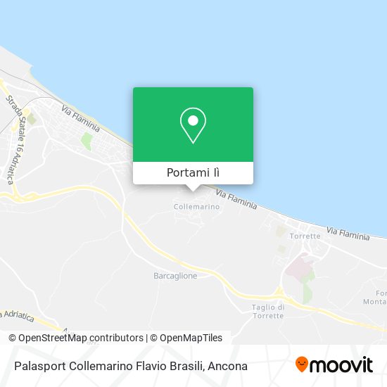 Mappa Palasport Collemarino Flavio Brasili