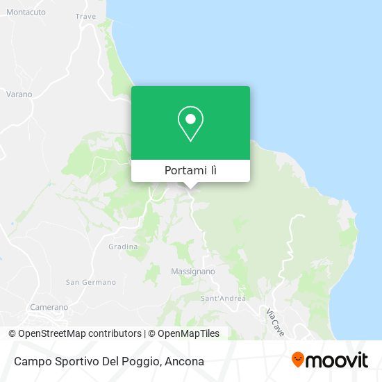 Mappa Campo Sportivo Del Poggio