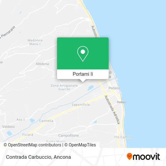 Mappa Contrada Carbuccio