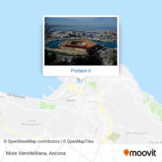 Mappa Mole Vanvitelliana