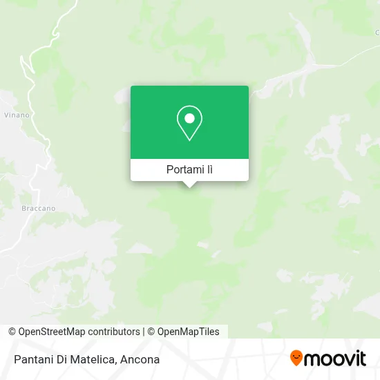 Mappa Pantani Di Matelica