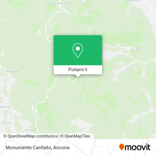 Mappa Monumento Canfaito
