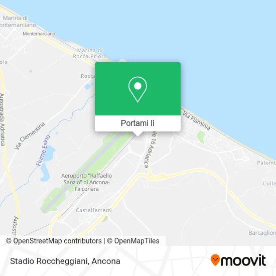 Mappa Stadio Roccheggiani