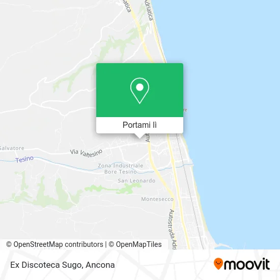 Mappa Ex Discoteca Sugo