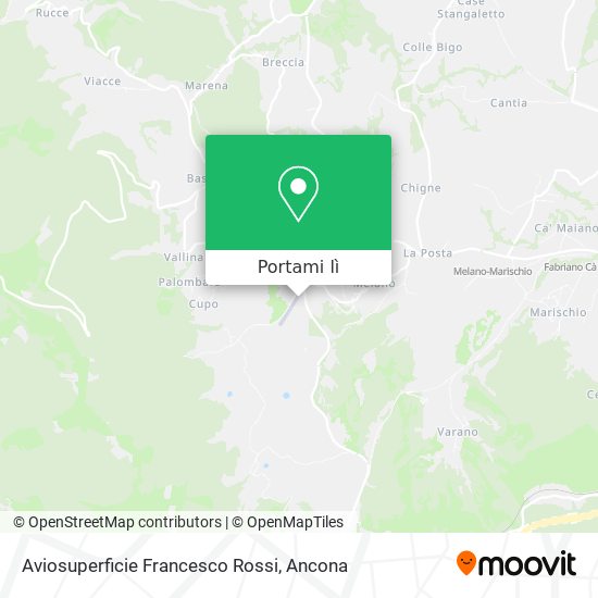 Mappa Aviosuperficie Francesco Rossi
