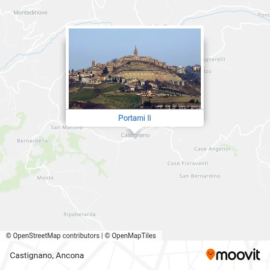 Mappa Castignano