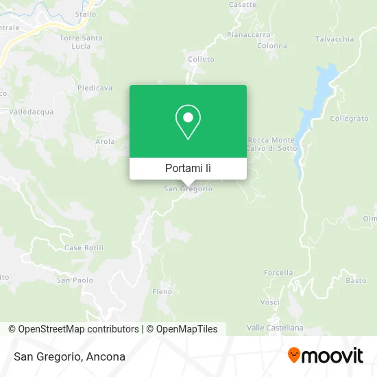 Mappa San Gregorio