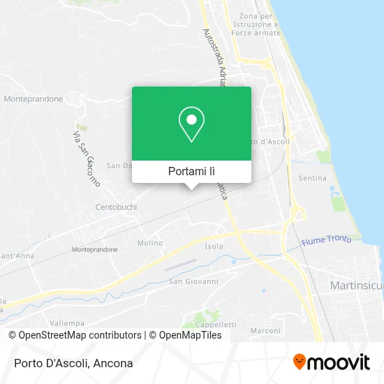 Mappa Porto D'Ascoli