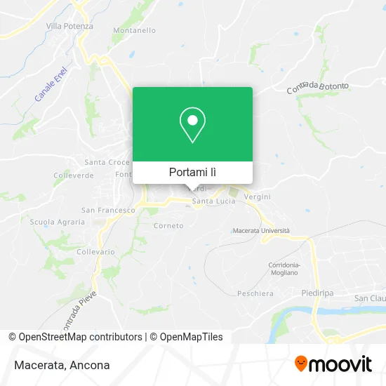 Mappa Macerata