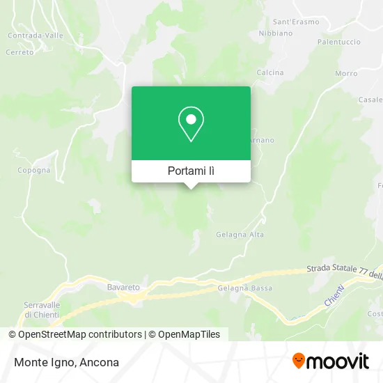 Mappa Monte Igno