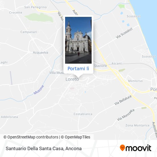 Mappa Santuario Della Santa Casa