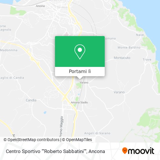 Mappa Centro Sportivo ""Roberto Sabbatini""