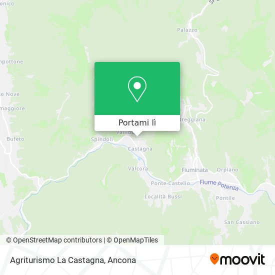 Mappa Agriturismo La Castagna