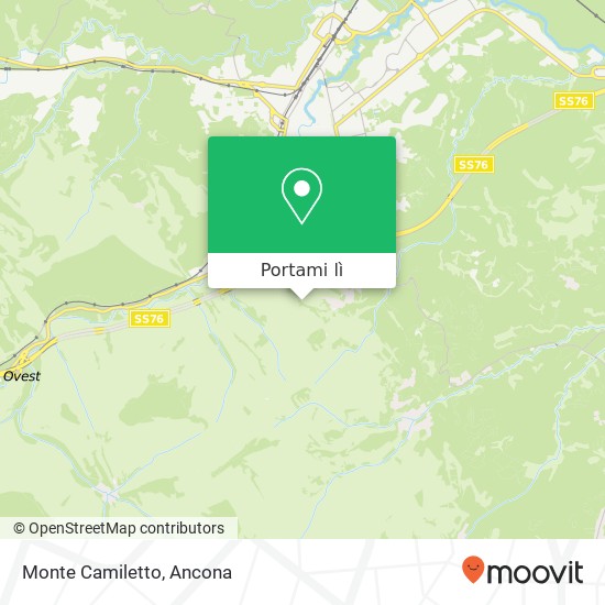 Mappa Monte Camiletto