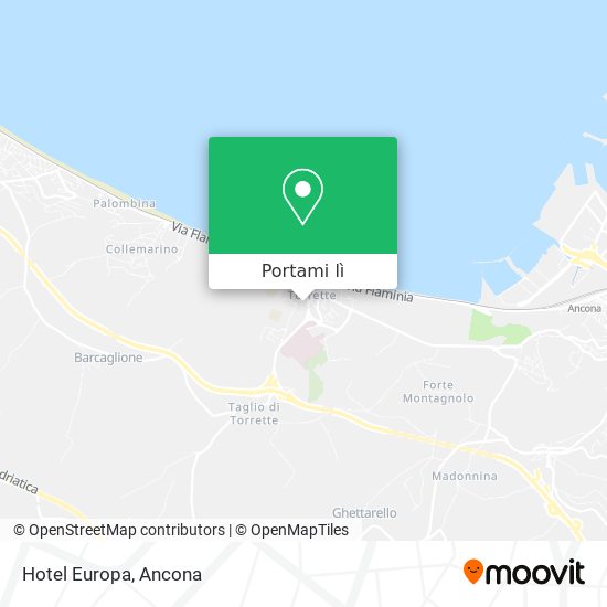 Mappa Hotel Europa