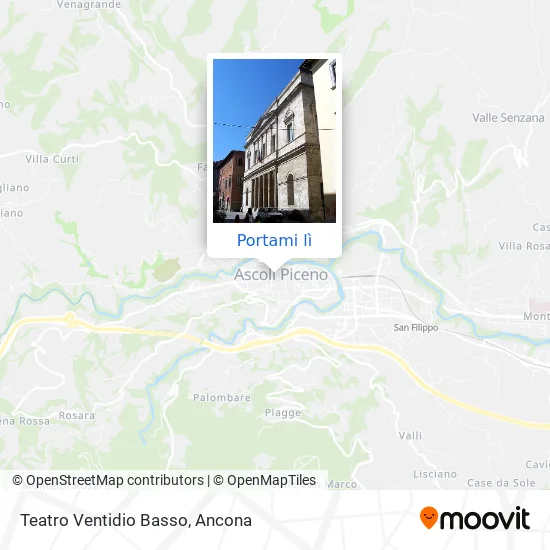 Mappa Teatro Ventidio Basso