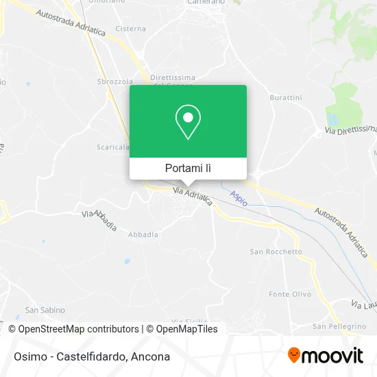 Mappa Osimo - Castelfidardo