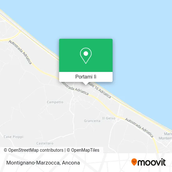 Mappa Montignano-Marzocca