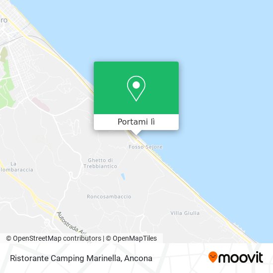 Mappa Ristorante Camping Marinella