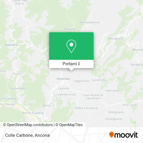 Mappa Colle Carbone