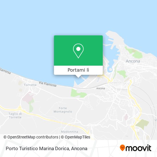 Mappa Porto Turistico Marina Dorica