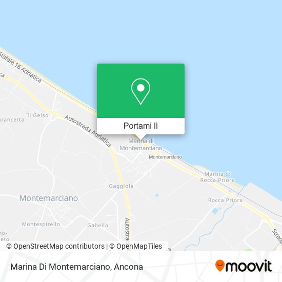 Mappa Marina Di Montemarciano
