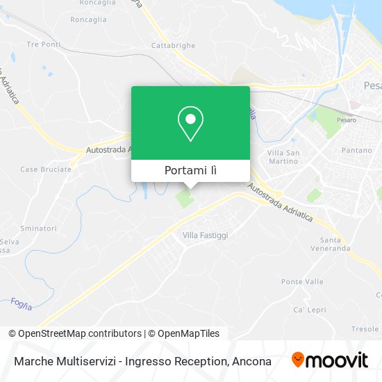 Mappa Marche Multiservizi - Ingresso Reception