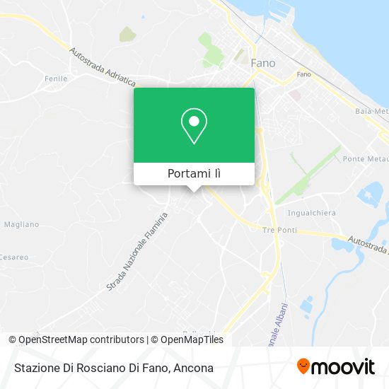 Mappa Stazione Di Rosciano Di Fano
