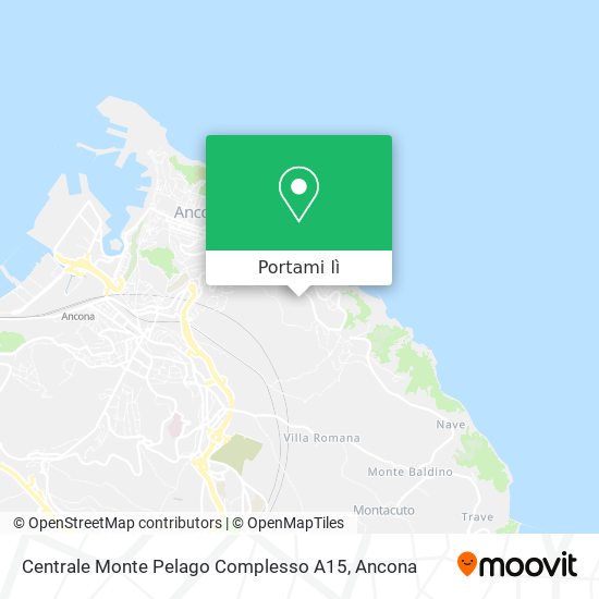 Mappa Centrale Monte Pelago Complesso A15