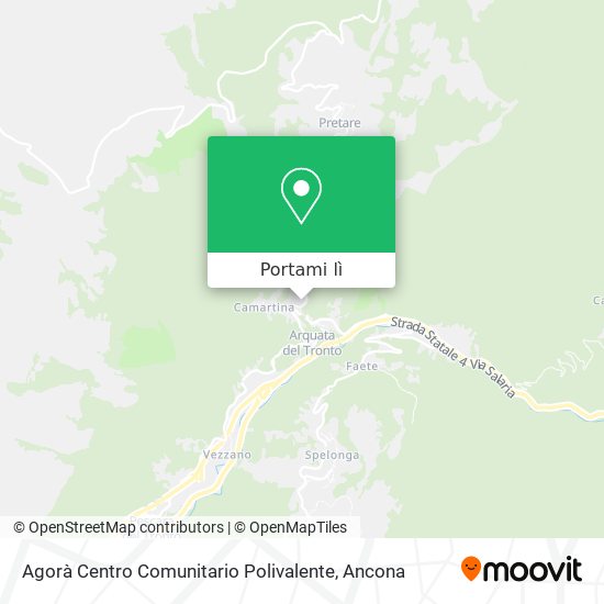 Mappa Agorà Centro Comunitario Polivalente