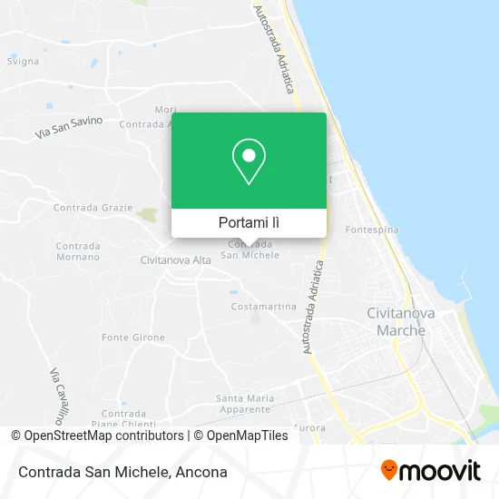 Mappa Contrada San Michele
