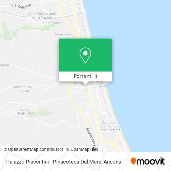 Mappa Palazzo Piacentini - Pinacoteca Del Mare