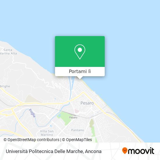 Mappa Università Politecnica Delle Marche