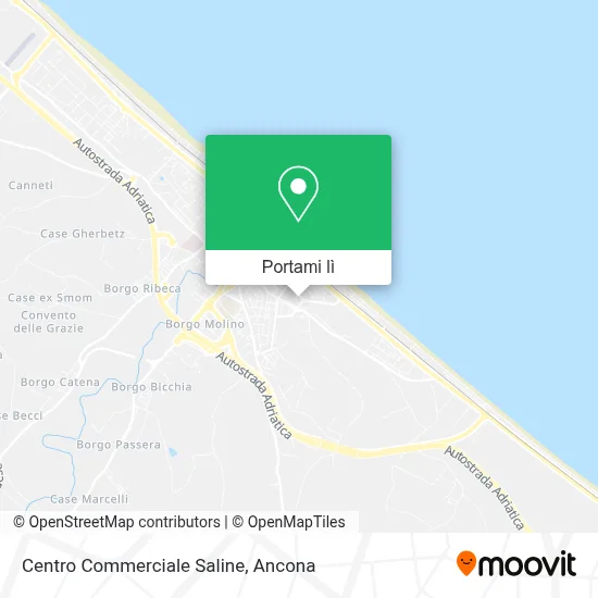 Mappa Centro Commerciale Saline