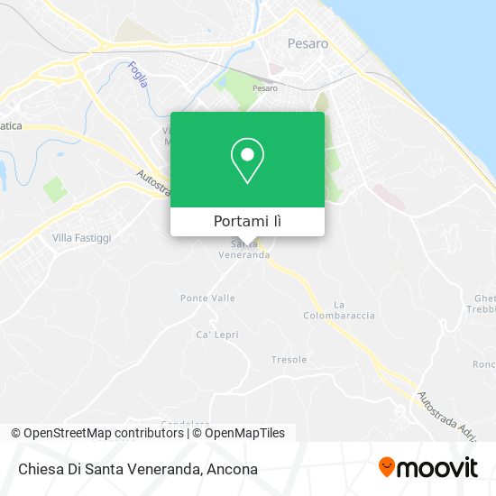 Mappa Chiesa Di Santa Veneranda