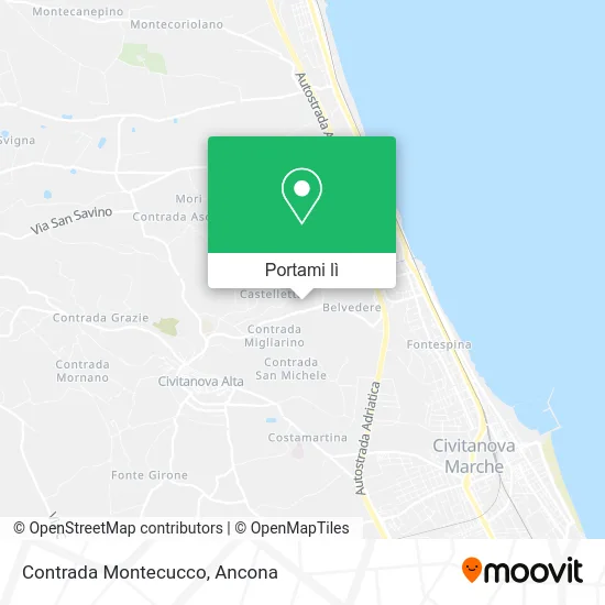 Mappa Contrada Montecucco