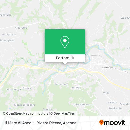 Mappa Il Mare di Ascoli - Riviera Picena