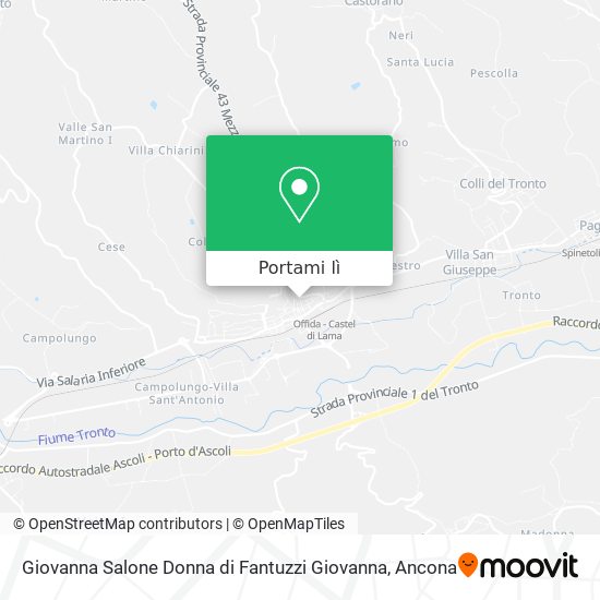 Mappa Giovanna Salone Donna di Fantuzzi Giovanna