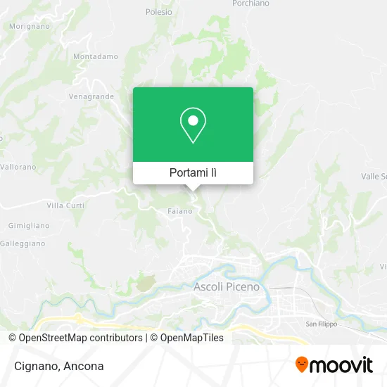 Mappa Cignano