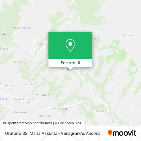 Mappa Oratorio SS. Maria Assunta - Venagrande