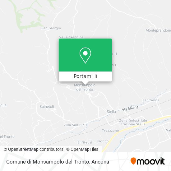 Mappa Comune di Monsampolo del Tronto