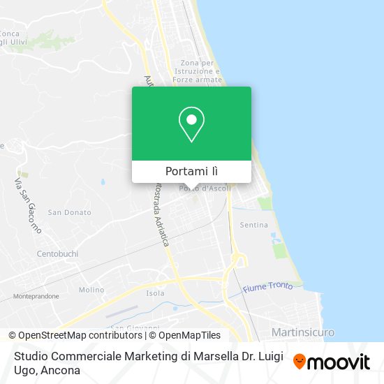 Mappa Studio Commerciale Marketing di Marsella Dr. Luigi Ugo