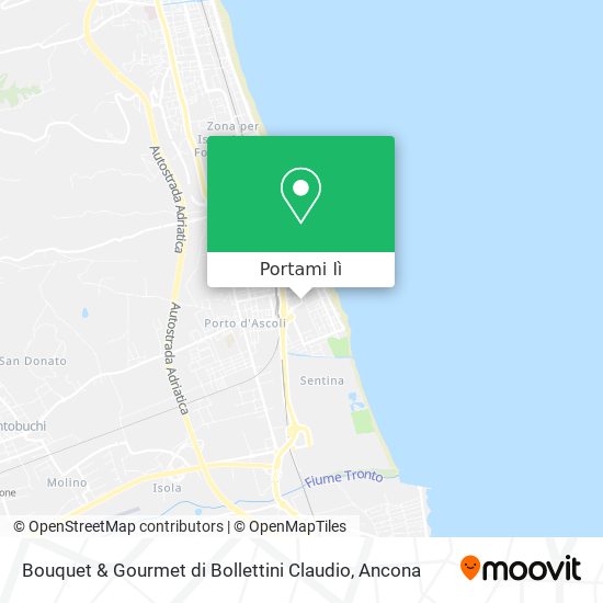 Mappa Bouquet & Gourmet di Bollettini Claudio