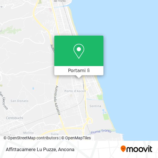 Mappa Affittacamere Lu Puzze