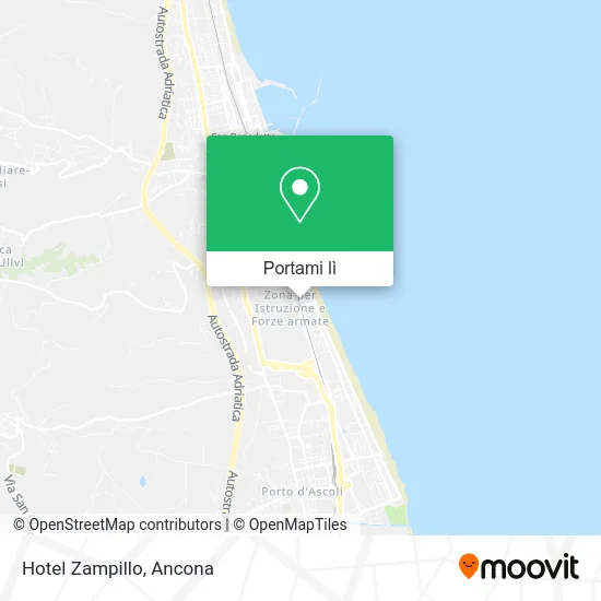Mappa Hotel Zampillo