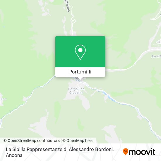 Mappa La Sibilla Rappresentanze di Alessandro Bordoni